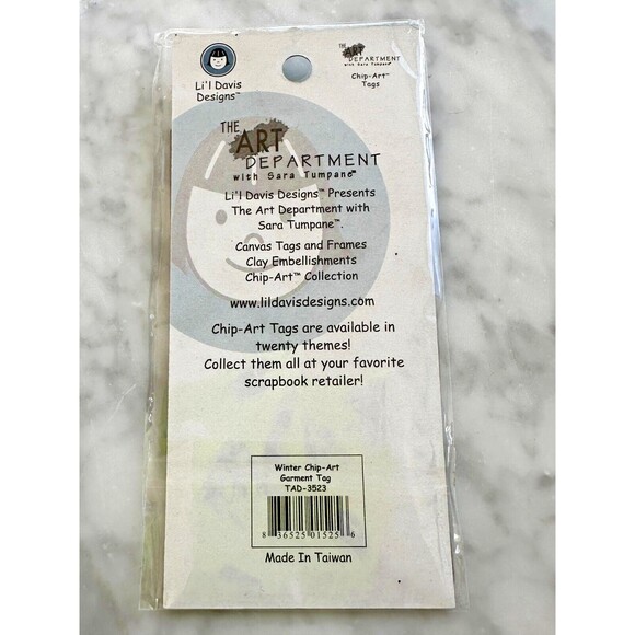 NEW Lot of 4 Scrapbook Embellishments & Clips- Christmas Winter & Months of Year - Picture 6 of 15